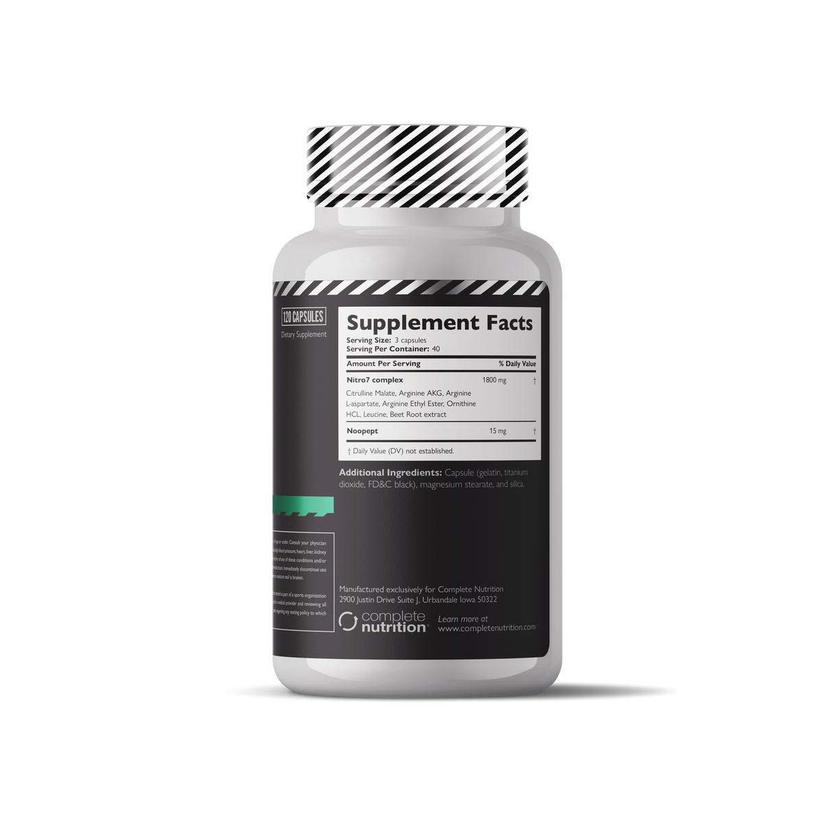 Nitro 7 - Fast acting Nitric Oxide with a Brain Boost