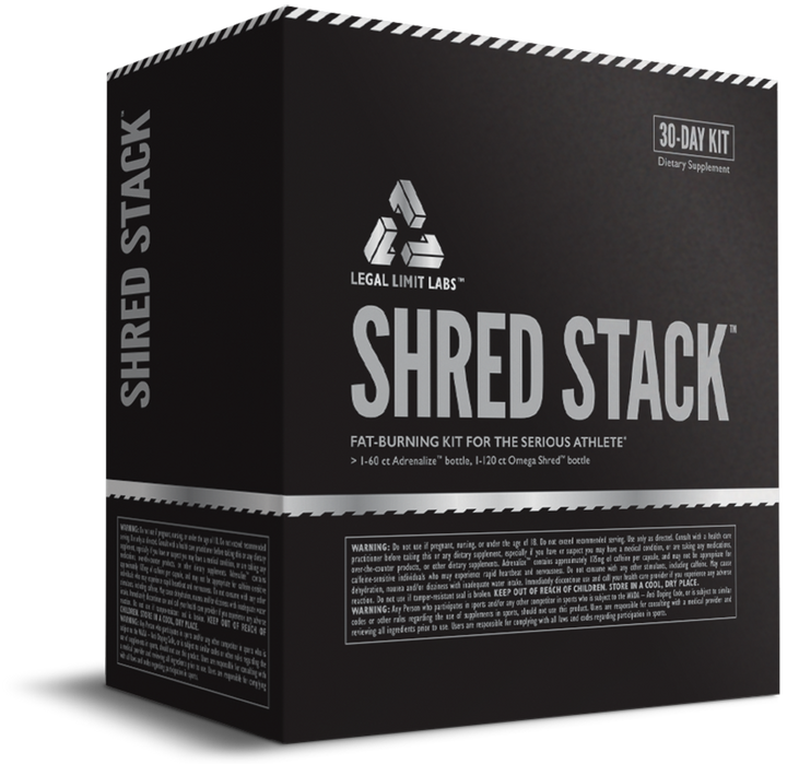 SHRED STACK 30-Day Fat Burning System Adrenalize & Omega Shred