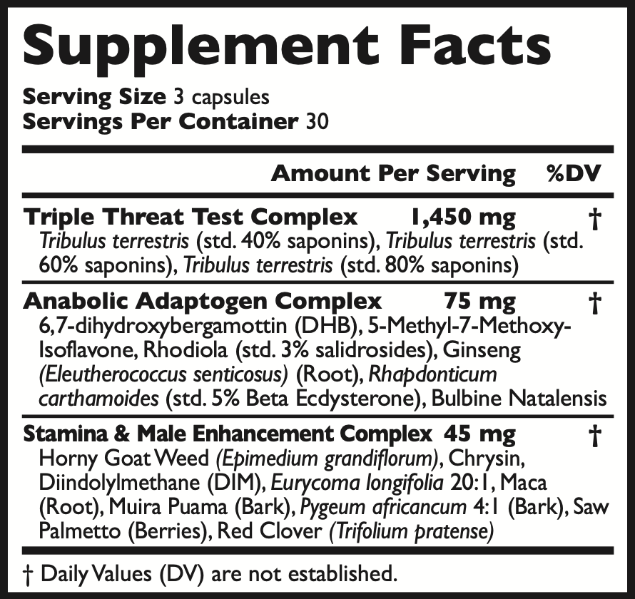 Legal Limit Labs 3-TEST-OXO Lean Mass Gainer