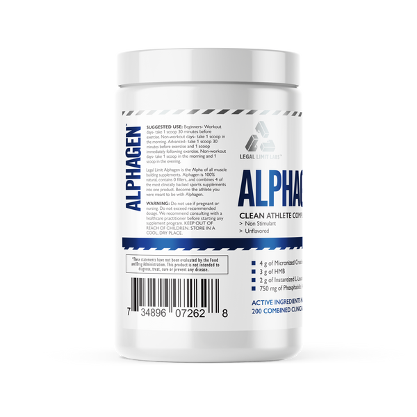 LLL Alphagen- Phosphatidic Acid, HMB, L-Leucine, & Creatine