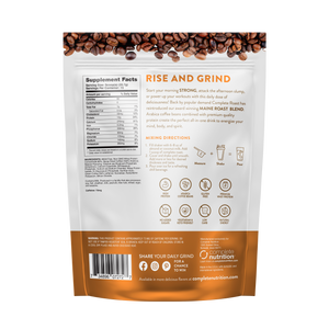 Complete Roast High Protein Coffee - Caramel Frappe - Maine Blend