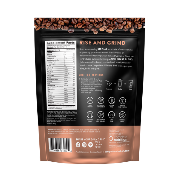 Complete Roast High Protein Coffee - Mocha Peanut Butter