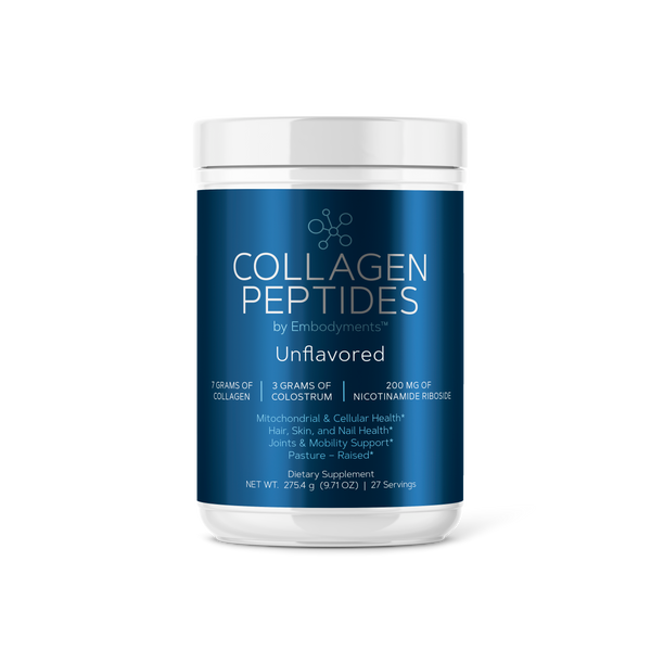 Collagen Peptides with Colostrum and NAD+ by Embodyments