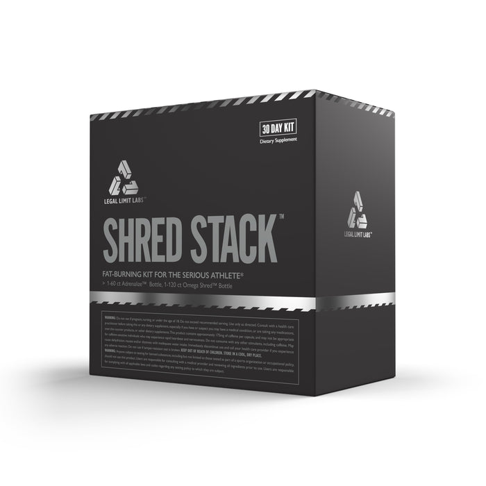 SHRED STACK 30-Day Fat Burning System Adrenalize & Omega Shred