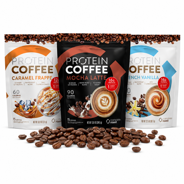 Complete Roast Variety 3 Pack Maine Roast Blend + Free Shaker