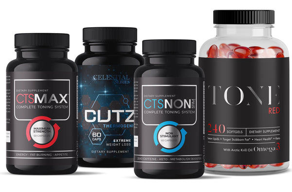 High stimulant, max energy, appetite suppressing, fat burning bundle