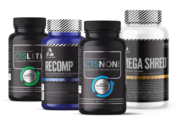 Low stimulant, muscle building, fat burning bundle