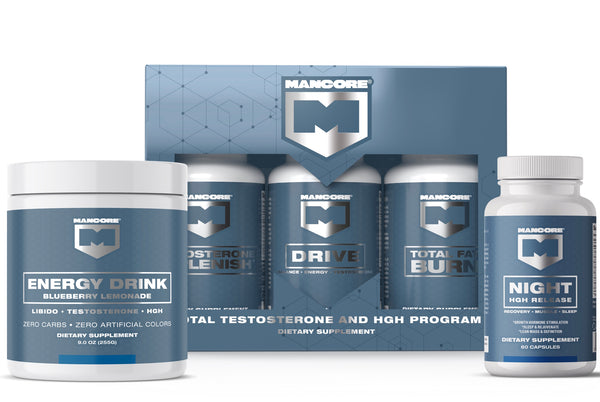 Mancore Testosterone and HGH bundle Complete Program