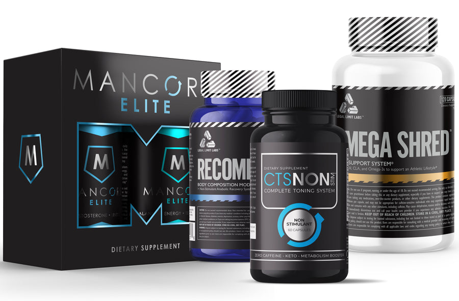 Testosterone, NON Stimulant, Body fat reduction, and lean muscle bundle