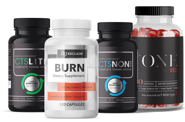 Medium stimulant, appetite suppressing, fat burning bundle