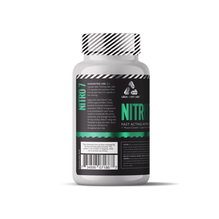 Nitro 7 - Fast acting Nitric Oxide with a Brain Boost