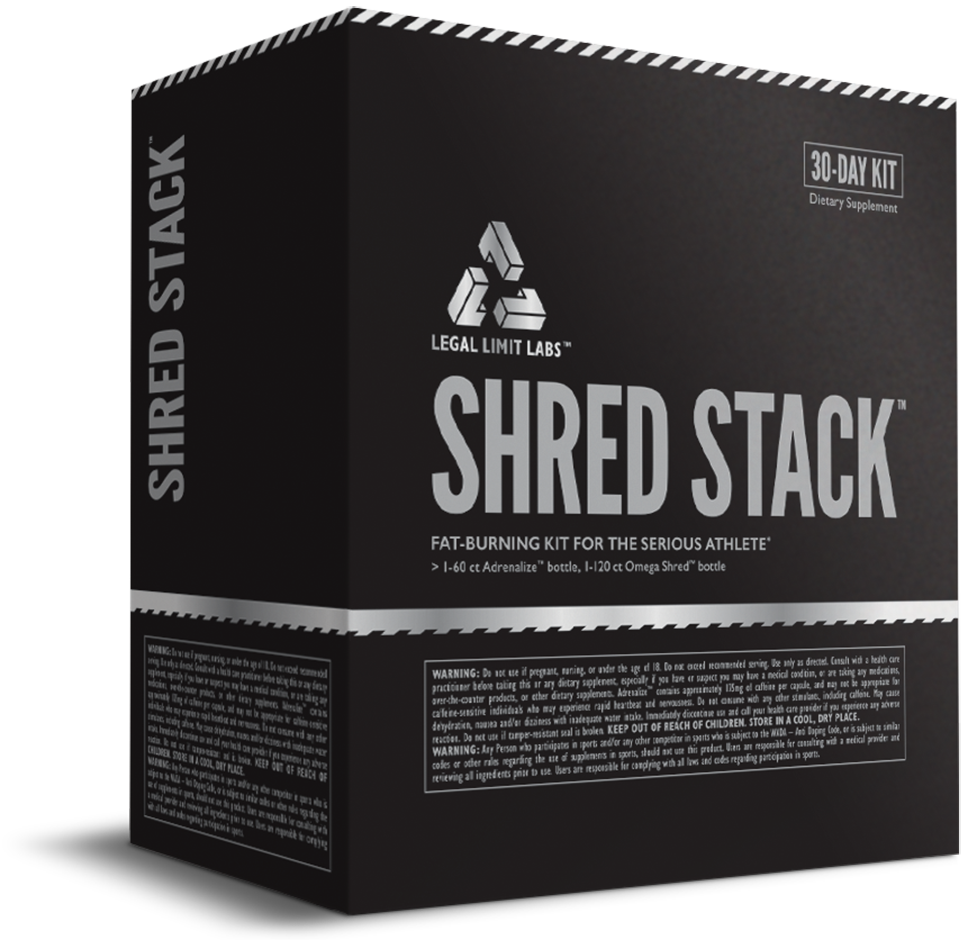 Legal Limit Labs Shred Stack 30 Day Fat Burning Supplements Complete Nutrition