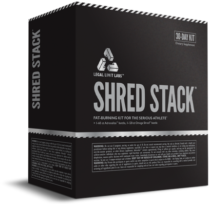 SHRED STACK 30-Day Fat Burning System Adrenalize & Omega Shred