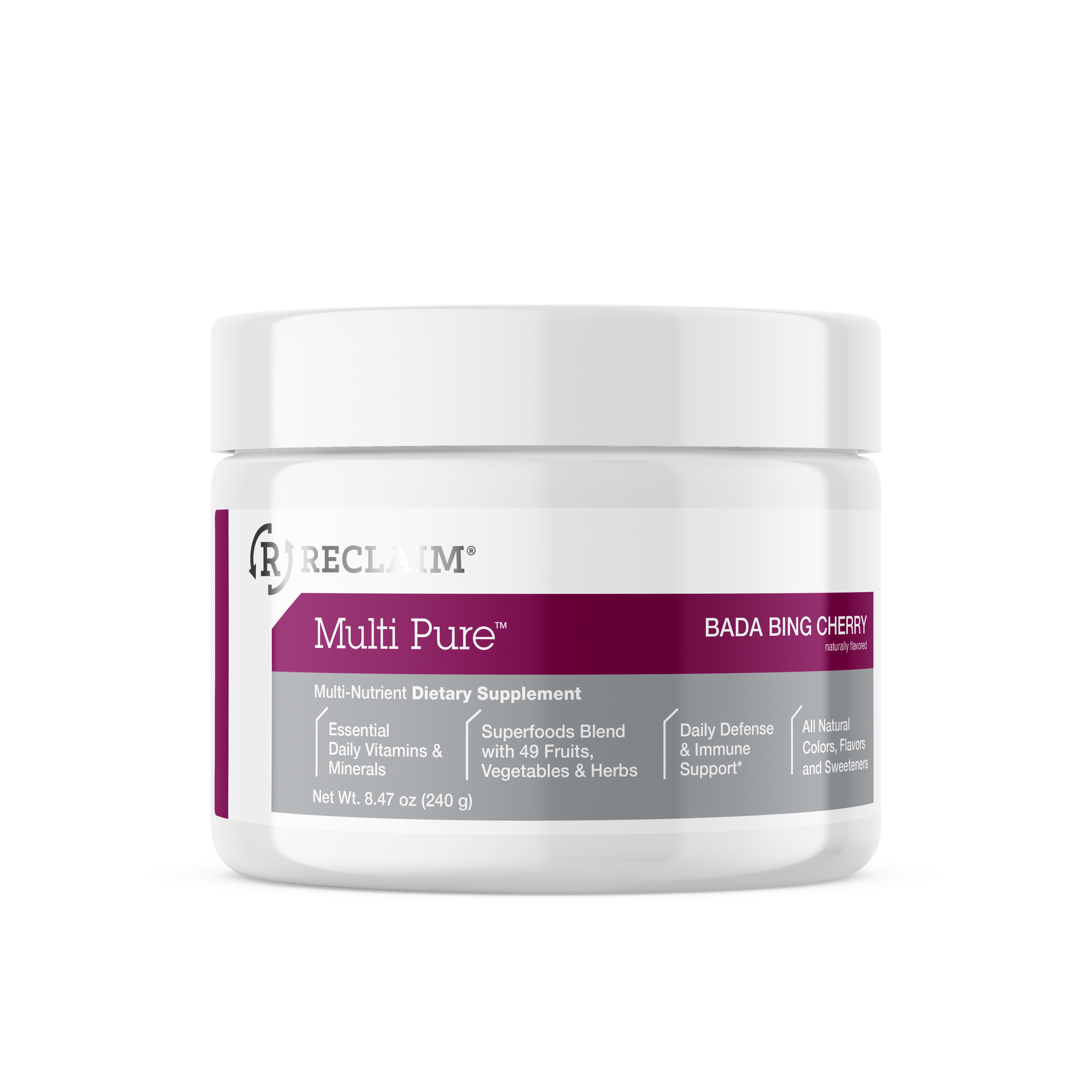 Reclaim Multi Pure Powder with Flavors | Complete Nutrition