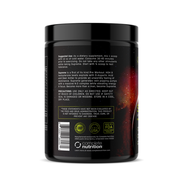 SUPREME PRE-WORKOUT FOR MEN - Cherry Limeade