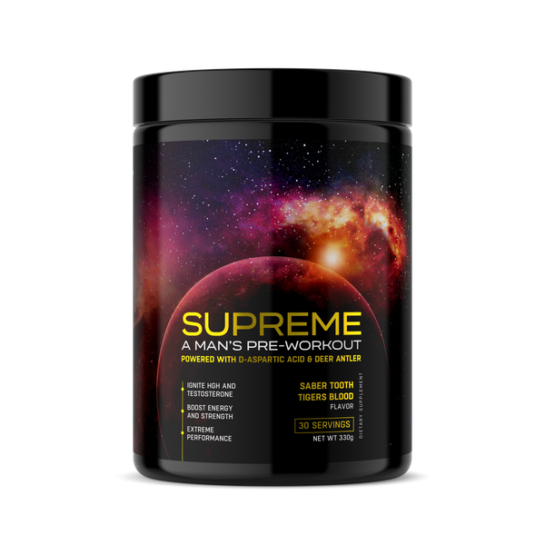 SUPREME PRE-WORKOUT FOR MEN - Saber Tooth Tigers Blood